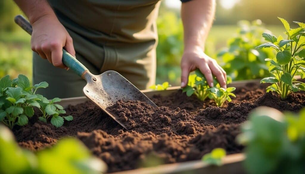 Comment bien retourner la terre de son potager à la bêche