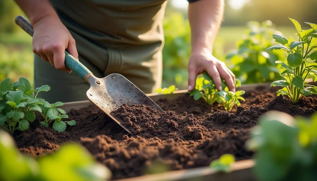 Comment bien retourner la terre de son potager à la bêche