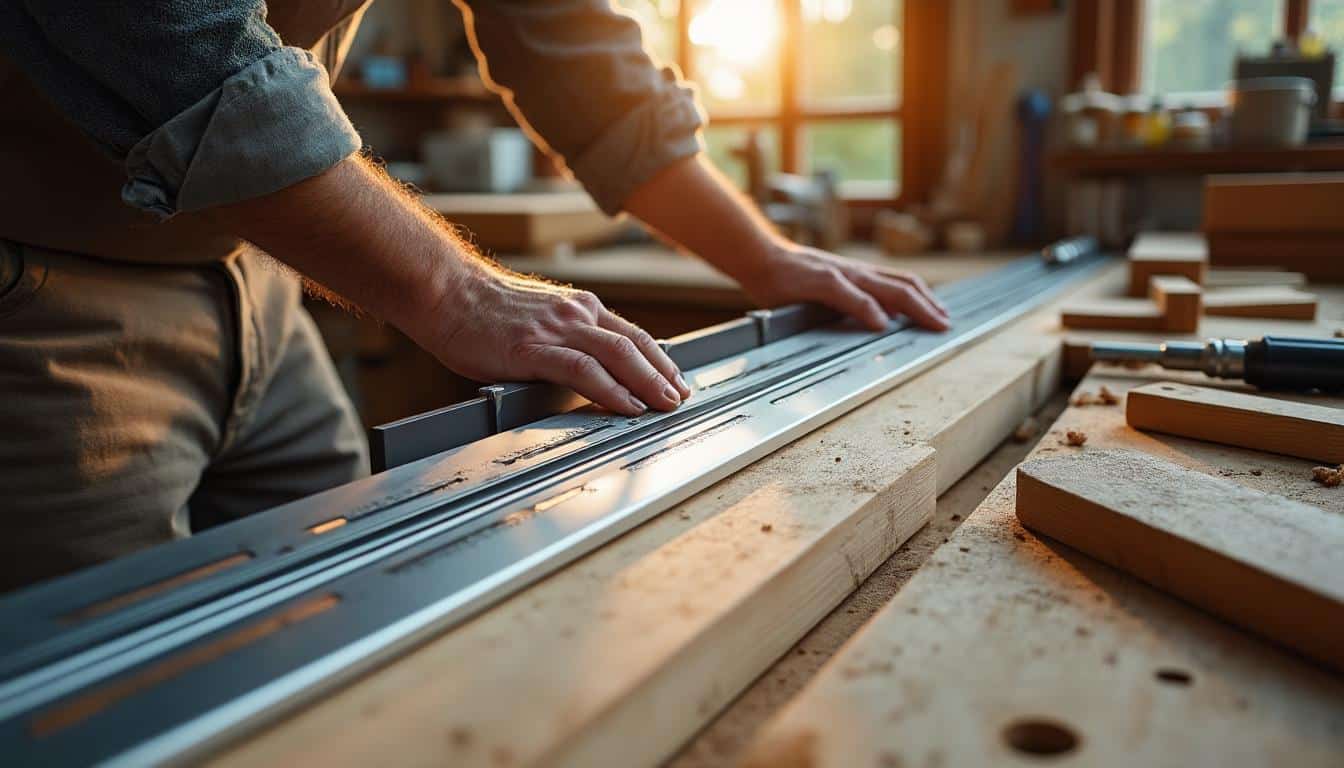 Illustration: Les caractéristiques techniques essentielles des guides de scie circulaire