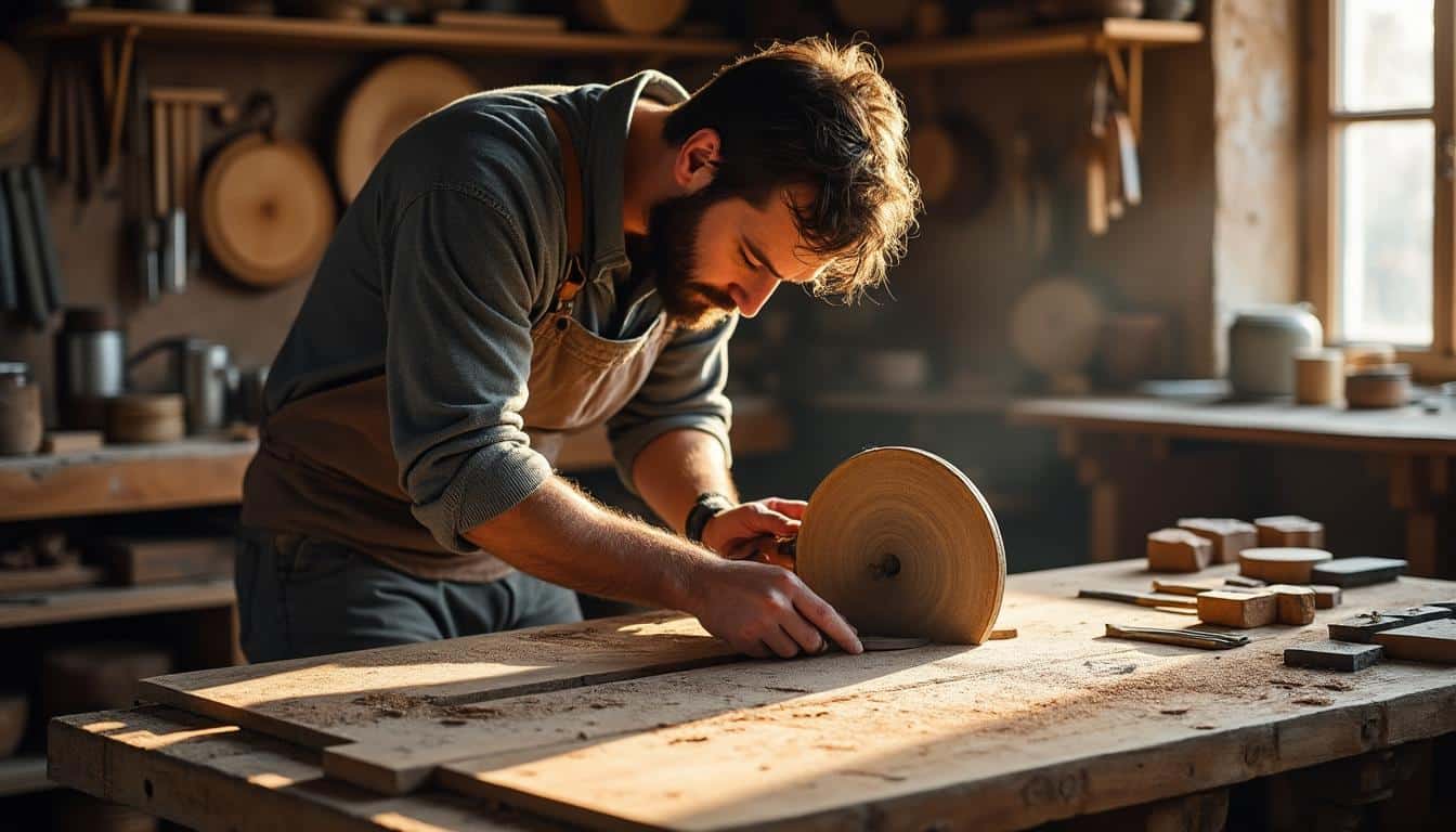 Scie circulaire professionnelle sur table : précision et puissance