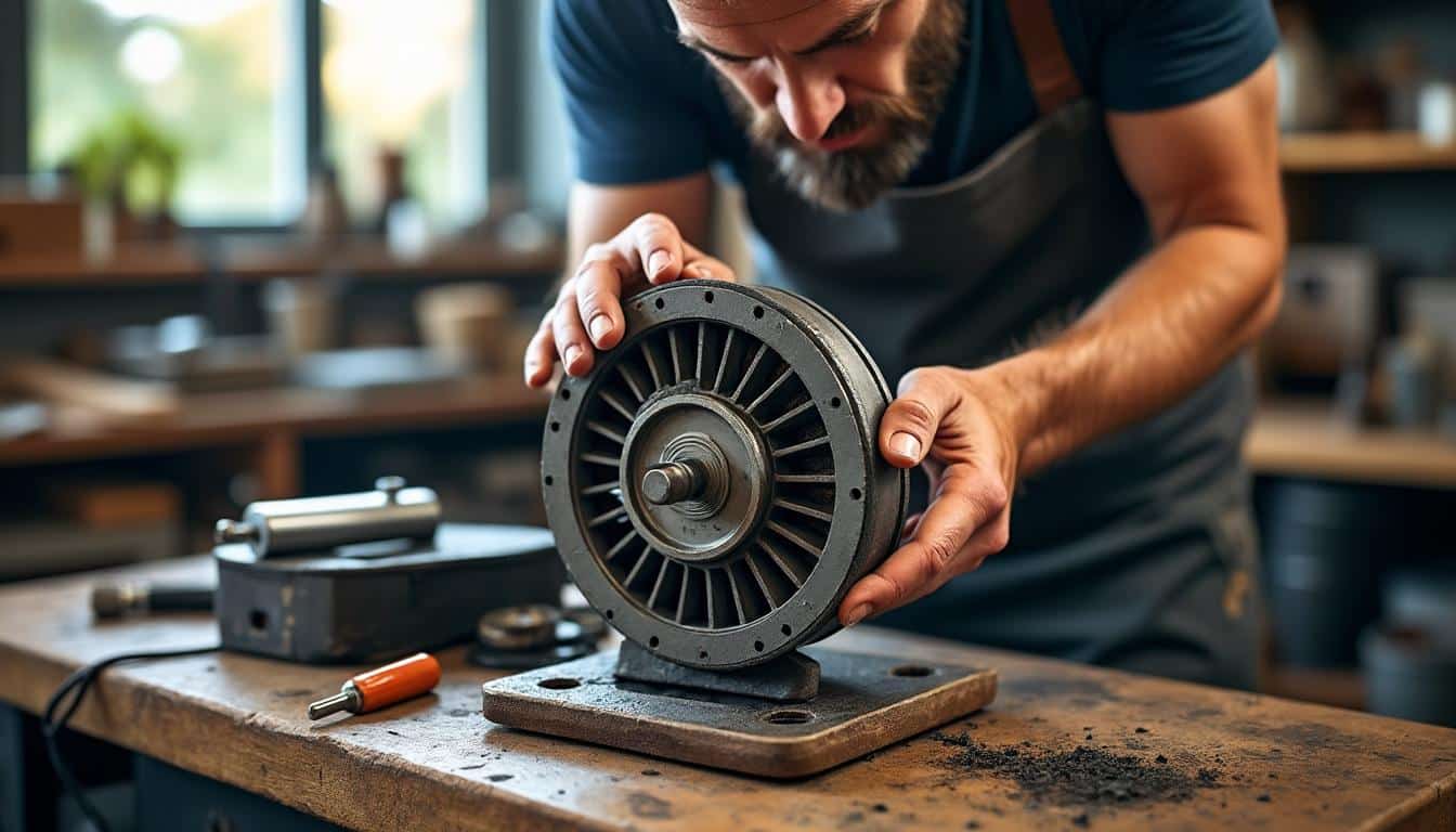 Illustration: Comprendre le rôle et les caractéristiques du moteur dans une scie circulaire sur table