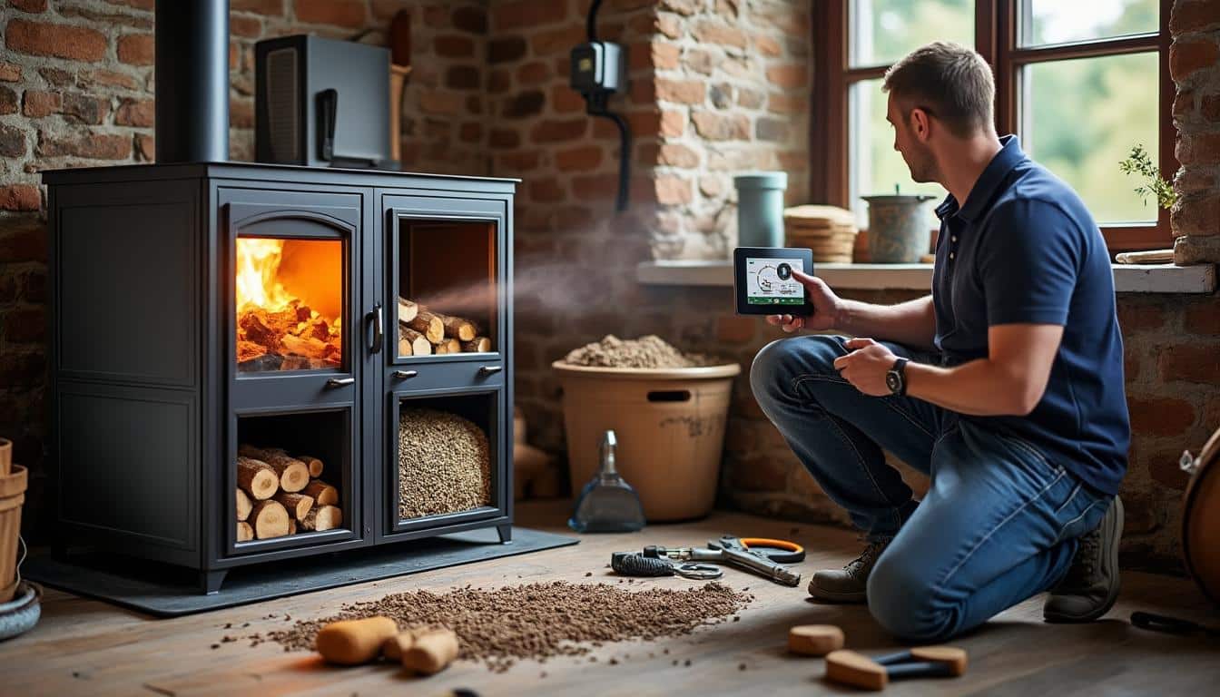 Illustration: Comprendre la chaudière à bois et granulés : une solution de chauffage hybride