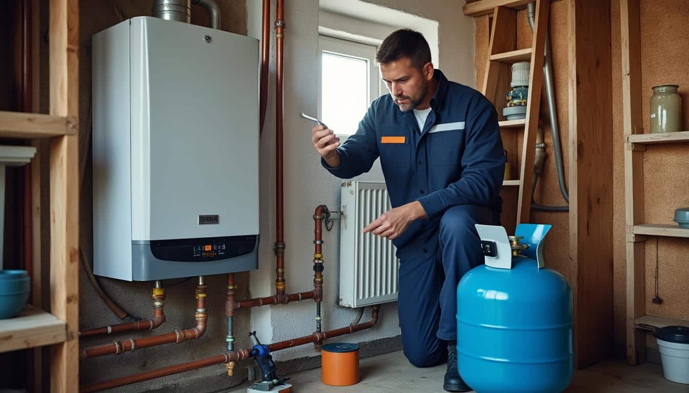 Illustration: Comprendre le fonctionnement d’une chaudière gaz pour chauffage et eau chaude