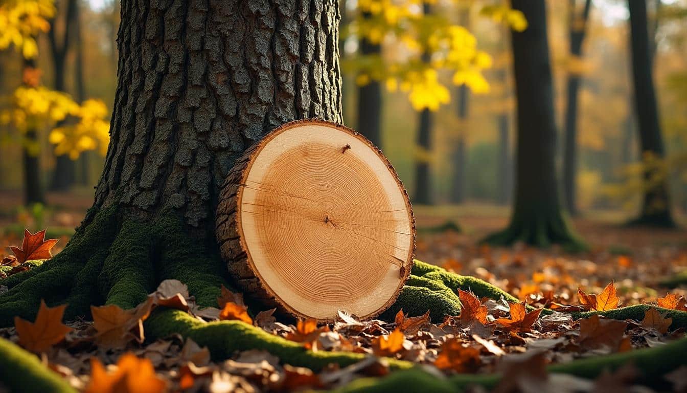 Illustration: Découvrir l’arbre et les qualités du bois du châtaignier