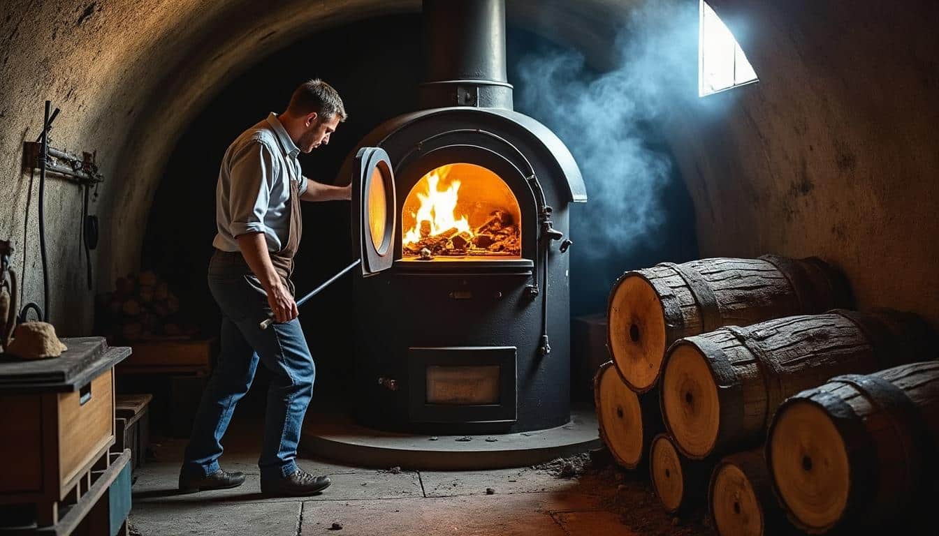 Illustration: Comprendre le fonctionnement d’une chaudière à bois bûche