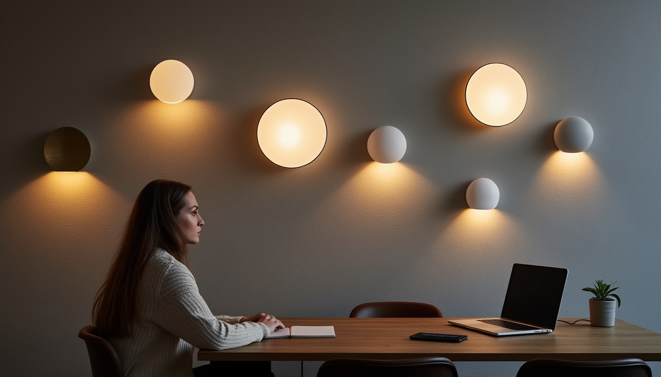 Illustration: Comprendre la spécificité des luminaires muraux de forme ronde