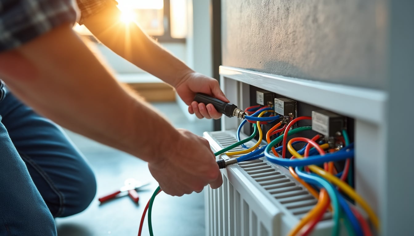 Illustration: Comprendre le rôle et les spécificités du câblage d’un radiateur électrique