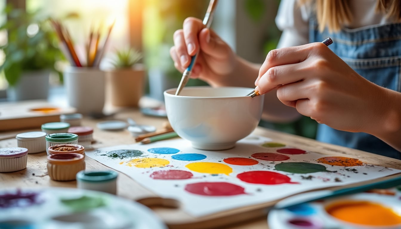 Peinture sur la céramique : guide complet pour créer vos œuvres uniques