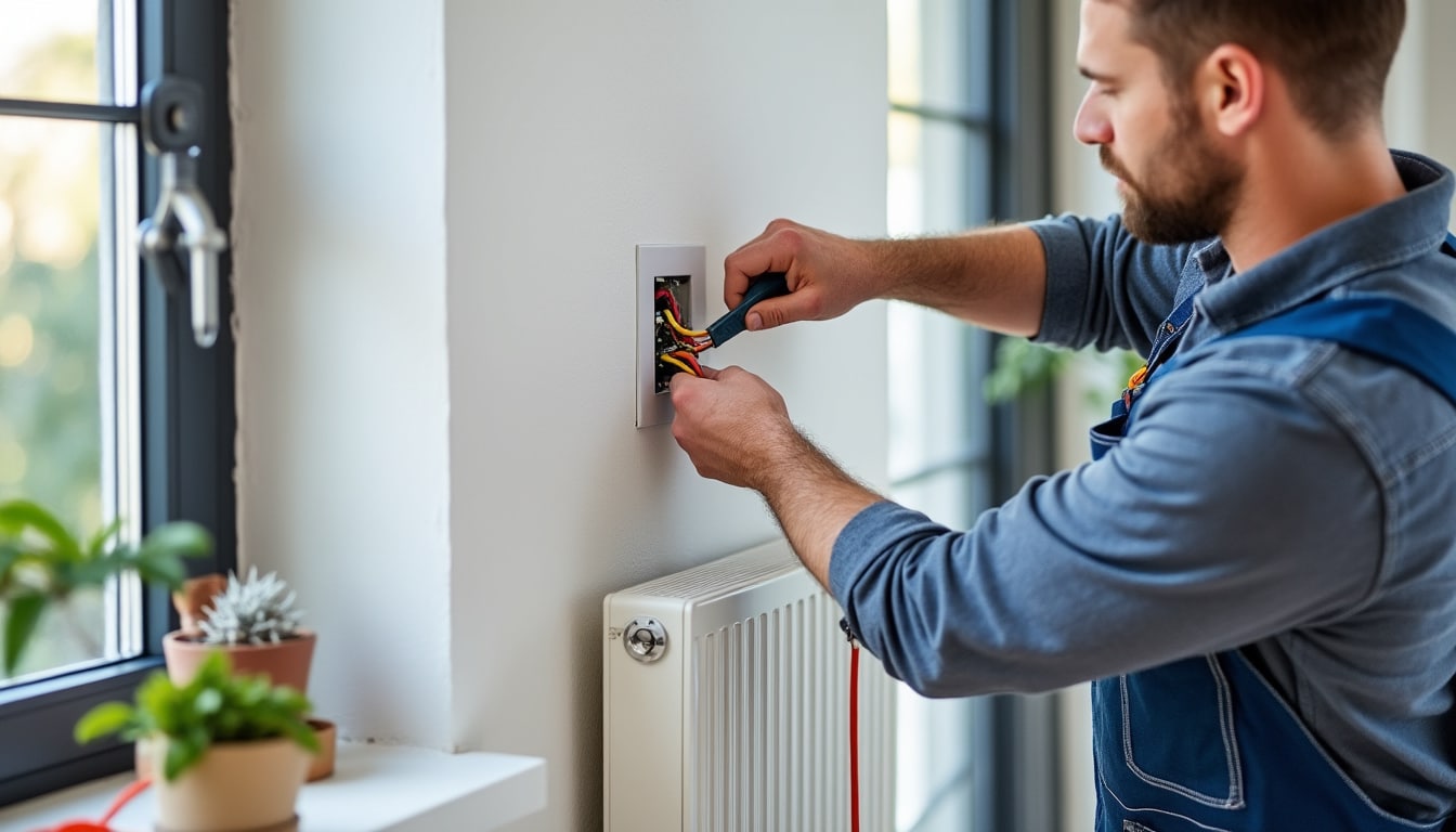 Illustration: Comprendre le fonctionnement et le branchement d’un radiateur électrique