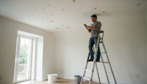 Petites taches marron au plafond : que faire ?