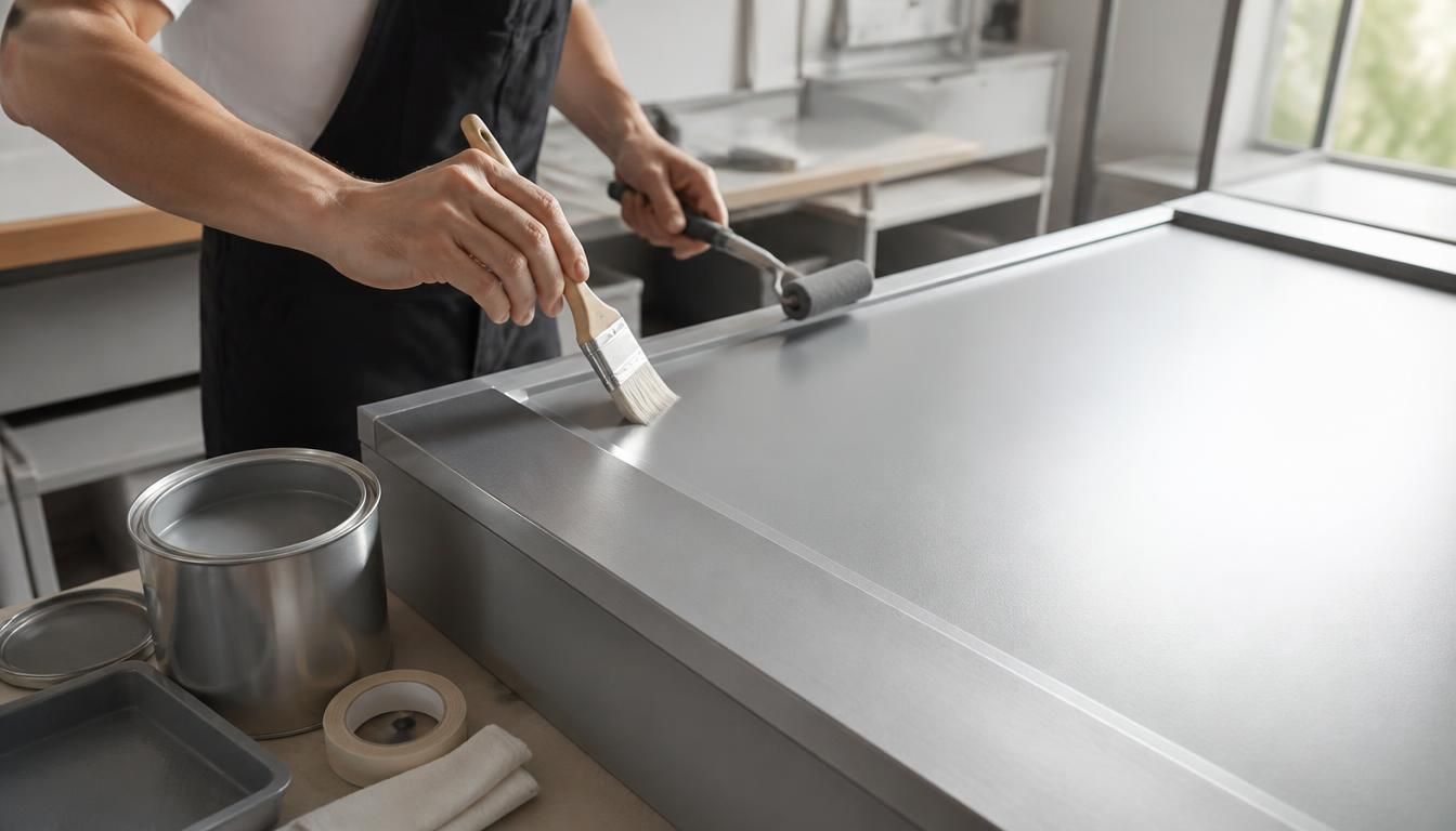Peinture argentée : réussir un effet métal durable