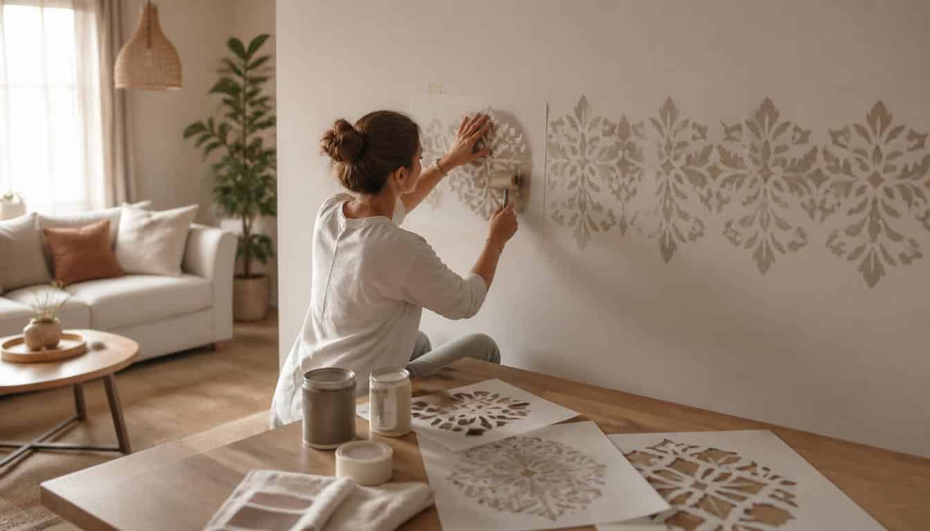 Pochoirs muraux à peindre pour personnaliser vos murs